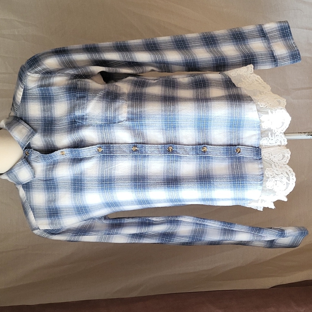 Hollister Laced Blouse / Top Size S